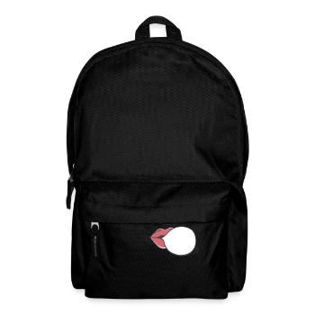 Mouth speech bubble communication - Backpack - black - Front