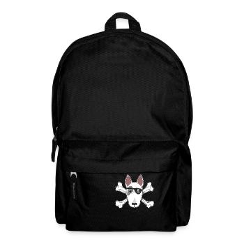 Bull terrier pirate - Backpack - black - Front