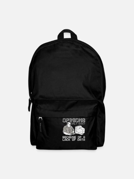 Funny data science quote for data - Backpack - black