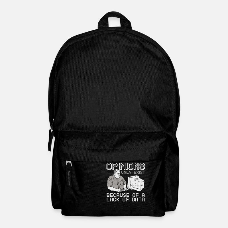 Funny data science quote for data - Backpack - black