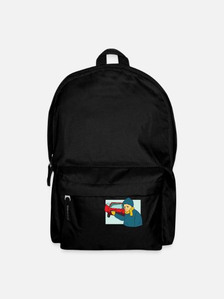 Make car like this, I do so accident - Backpack - black
