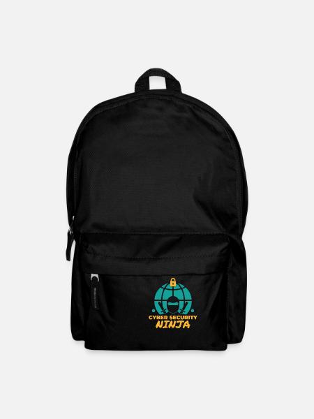 Cyber security ninja Programming Computer Science - Backpack - black