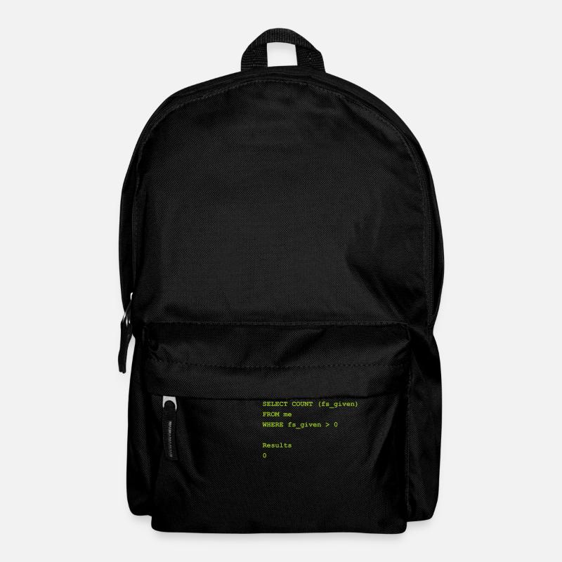Select count Gift Programming Computer Science - Backpack - black