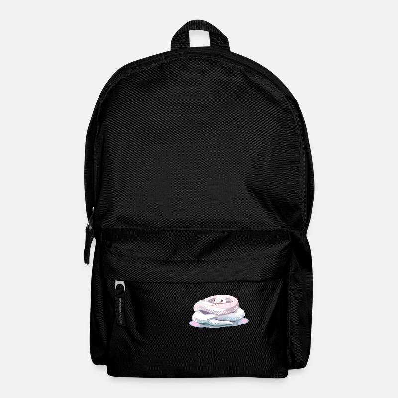 writhe littel cute baby snake - Rucksack - Schwarz