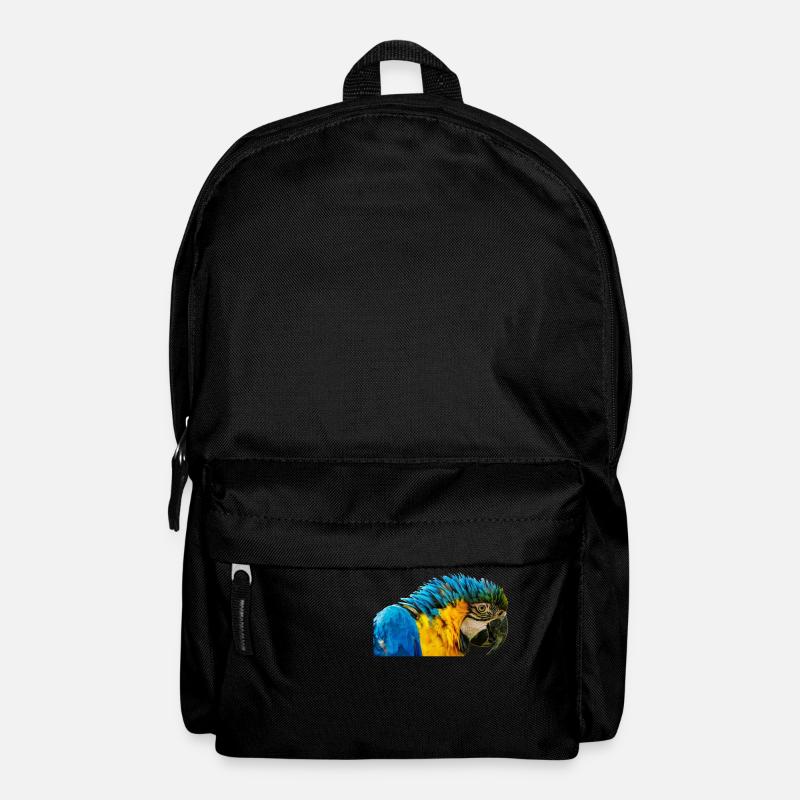 Blue Macaw beautiful eye - Backpack - black