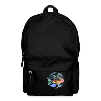 poisson - Sac à dos - noir - Devant