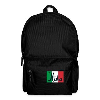 Italia - Italien - Italy - Fußball - Soccer - Rucksack - Schwarz - Vorne