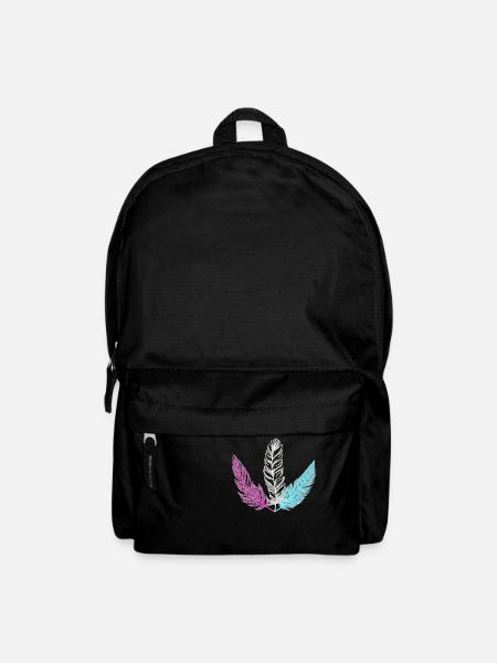 trans plume - Sac à dos - noir