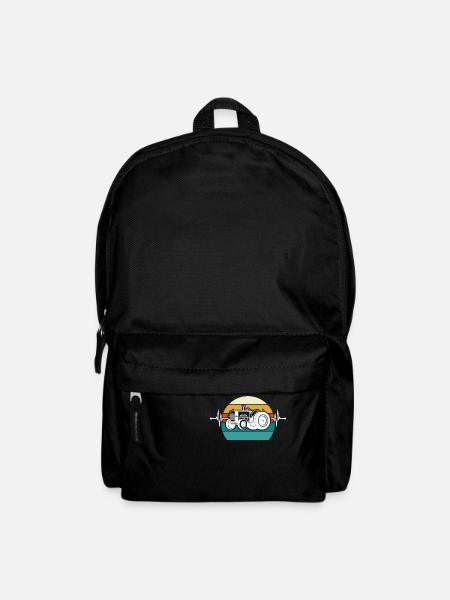 Herzschlag Trecker - Rucksack - Schwarz