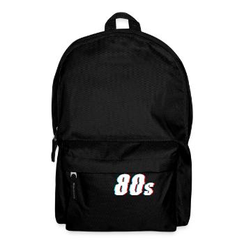'80s 80s Glitch - Backpack - black - Front