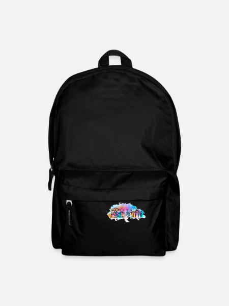 Vive les belges bunt by The Manzanita's - Backpack - black