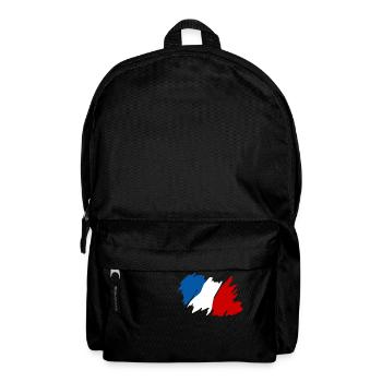 Frankreich Französische Fahne Franzose France Deko - Rucksack - Schwarz - Vorne