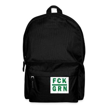 Anti Grünen Kein Bock auf Baerbock FCK GRN T Shirt - Rucksack - Schwarz - Vorne