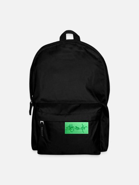 steh zu dir - Rucksack - Schwarz