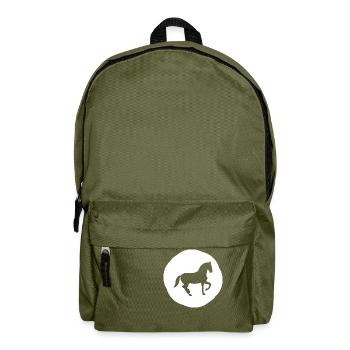 cheval - Sac à dos - vert olive - Devant