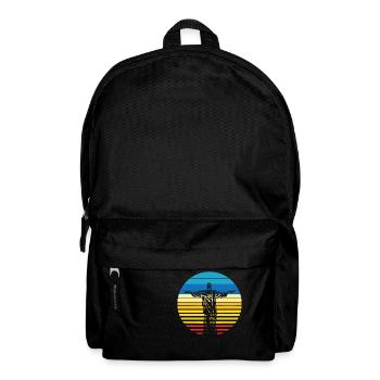 Rio de Janeiro Cristo Jesus statue sunset - Backpack - black - Front