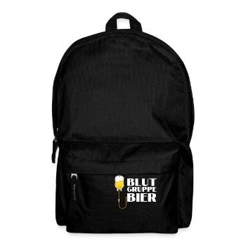 Bier JGA Saufen Trinken Party Feiern Spruch Lustig - Rucksack - Schwarz - Vorne