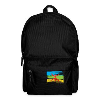 Drapeau Amazigh (Amazigh inside) - Sac à dos - noir - Devant