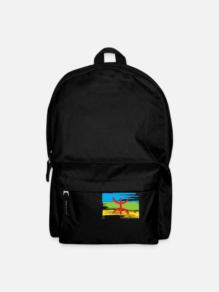 Amazigh Flagge (Amazigh inside) - Rucksack - Schwarz
