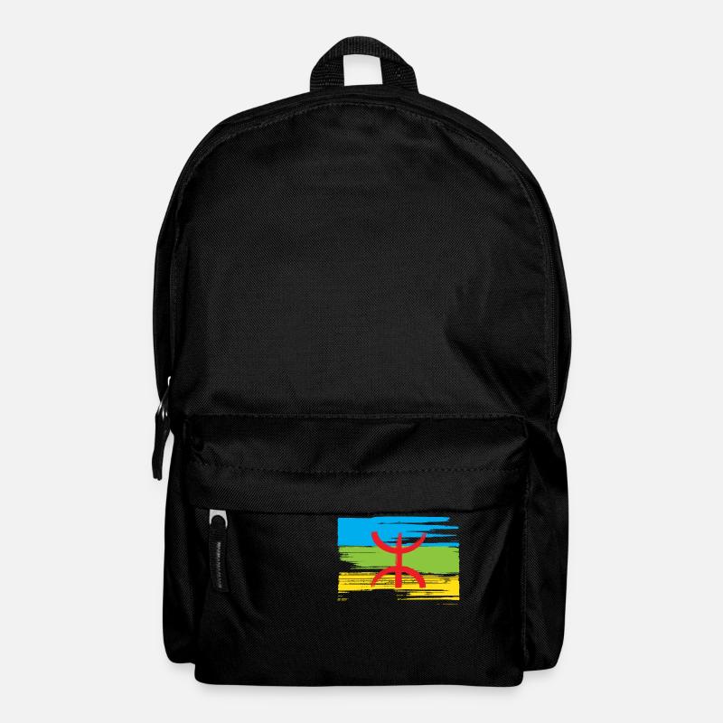 Amazigh Flagge (Amazigh inside) - Rucksack - Schwarz