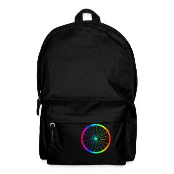 Bicycle Rainbow Rim - Backpack - black - Front