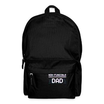 Non-Fungible Dad Token NFTs Crypto Art Father - Backpack - black - Front