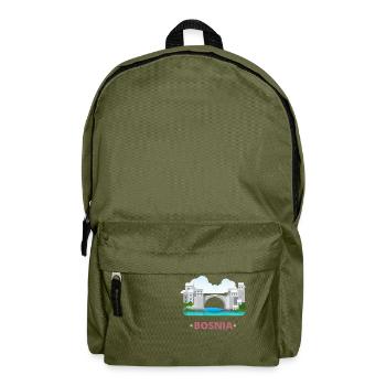 Bosnia - Backpack - olive green - Front