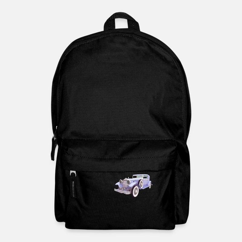 Oldtimer, Auto, Automobil - Rucksack - Schwarz