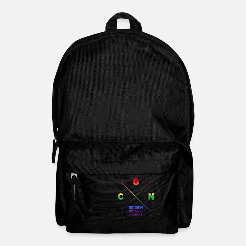 CGN Ehrenfeld Veedel Koordinaten Gay Pride CSD - Rucksack - Schwarz