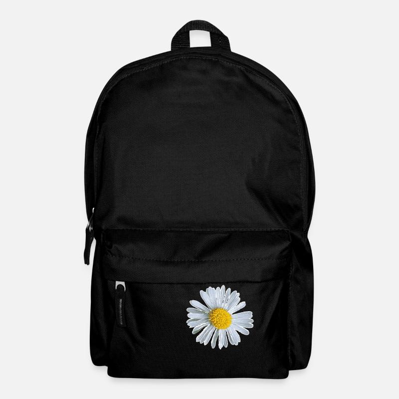 Fleur Marguerites fleurs Design - Sac à dos - noir