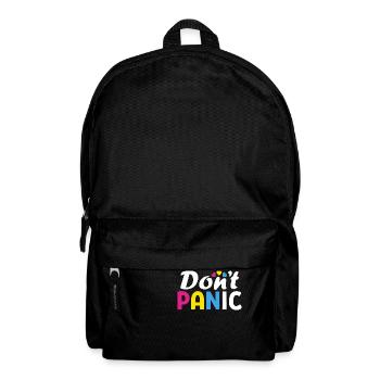 Don't Panic Pan LGBTQ Pride Month Gay - Backpack - black - Front