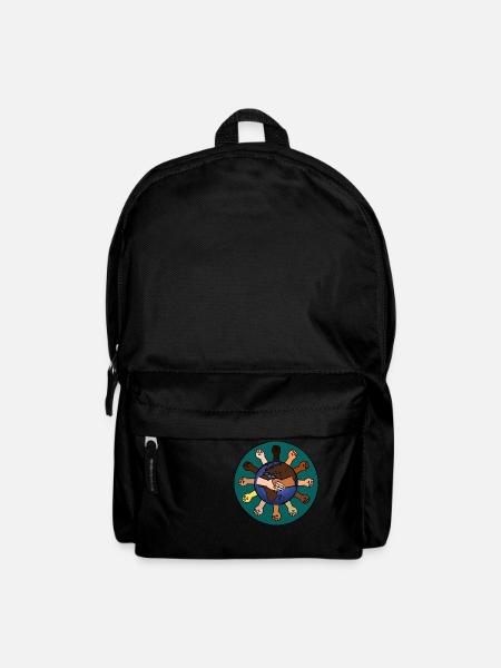 Kein Platz für Rassismus - Rucksack - Schwarz