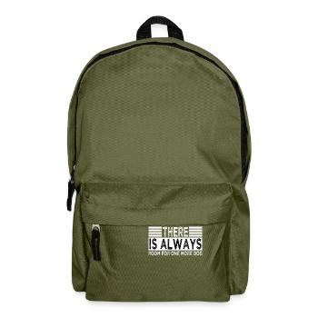 bark doggie school dogs are my humor colorful dogs - Sac à dos - vert olive - Devant