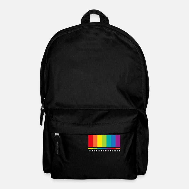 Fernseher Testbild Big Bang Screenshot Mac Display - Rucksack - Schwarz