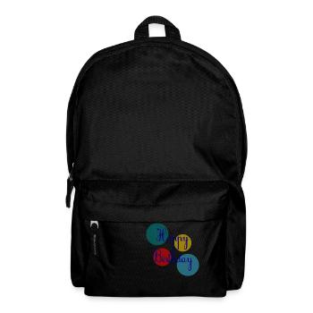 BIRTHDAY. HAPPY BIRTHDAY. HAPPY BIRTHDAY. - Backpack - black - Front