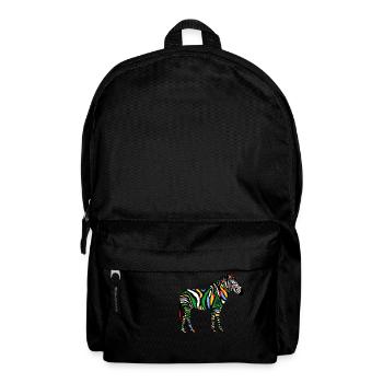 Zebra - Rucksack - Schwarz - Vorne
