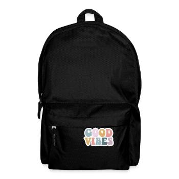 Good Vibes - Rucksack - Schwarz - Vorne