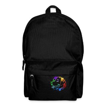 Labrador Colorful Dog Dog Love Dog Owner - Backpack - black - Front
