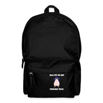 Pinguin - Rucksack - Schwarz - Vorne