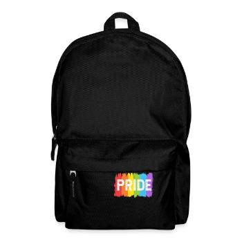 Pride Regenbogen LGBT LGBTQ Flagge - Rucksack - Schwarz - Vorne
