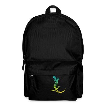 Maori Salamander Polynesian Tribal Tattoo Geschenk - Rucksack - Schwarz - Vorne
