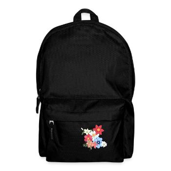 bouquet of flowers - Backpack - black - Front
