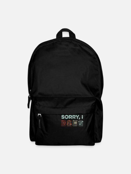 Sorry I DGAF Hidden Message Guitar Chords Music - Backpack - black