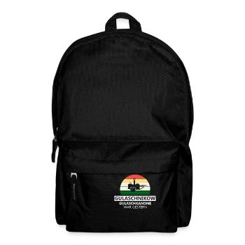 Gulaschkanone Feldküche - Rucksack - Schwarz - Vorne
