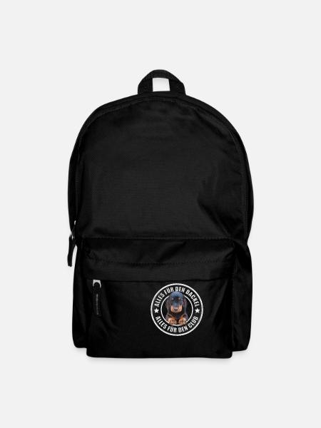 Dackel - Dachshund - Alles für den Dackel - Rucksack - Schwarz
