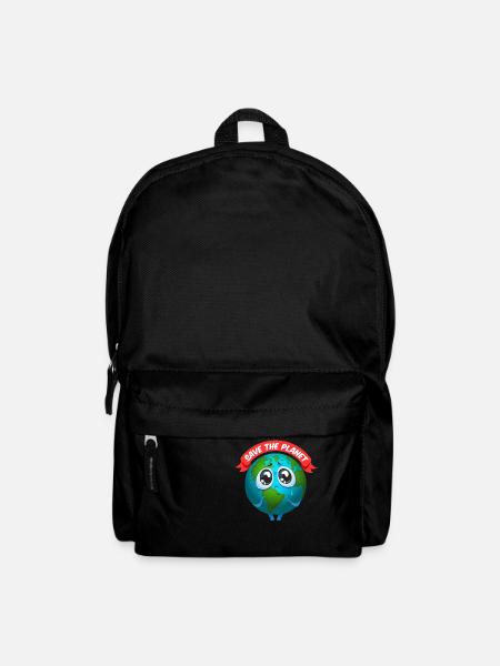 Save Planet Earth | Save planet earth - Backpack - black