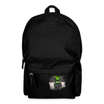 Naked Bike green - Backpack - black - Front