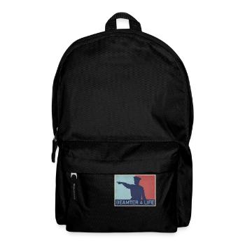 Beamter auf Lebenszeit - Rucksack - Schwarz - Vorne