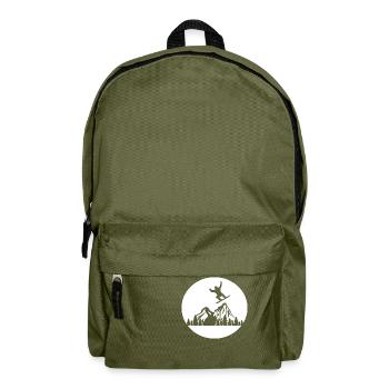 Snowboard Snowboarder - Sac à dos - vert olive - Devant