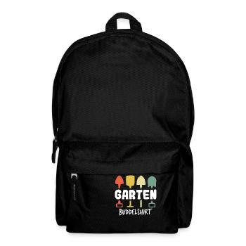Garten Gartenarbeit Gärtner - Rucksack - Schwarz - Vorne